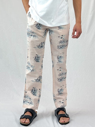 Isle Cotton/Linen Resort Pant - Relaxed Fit