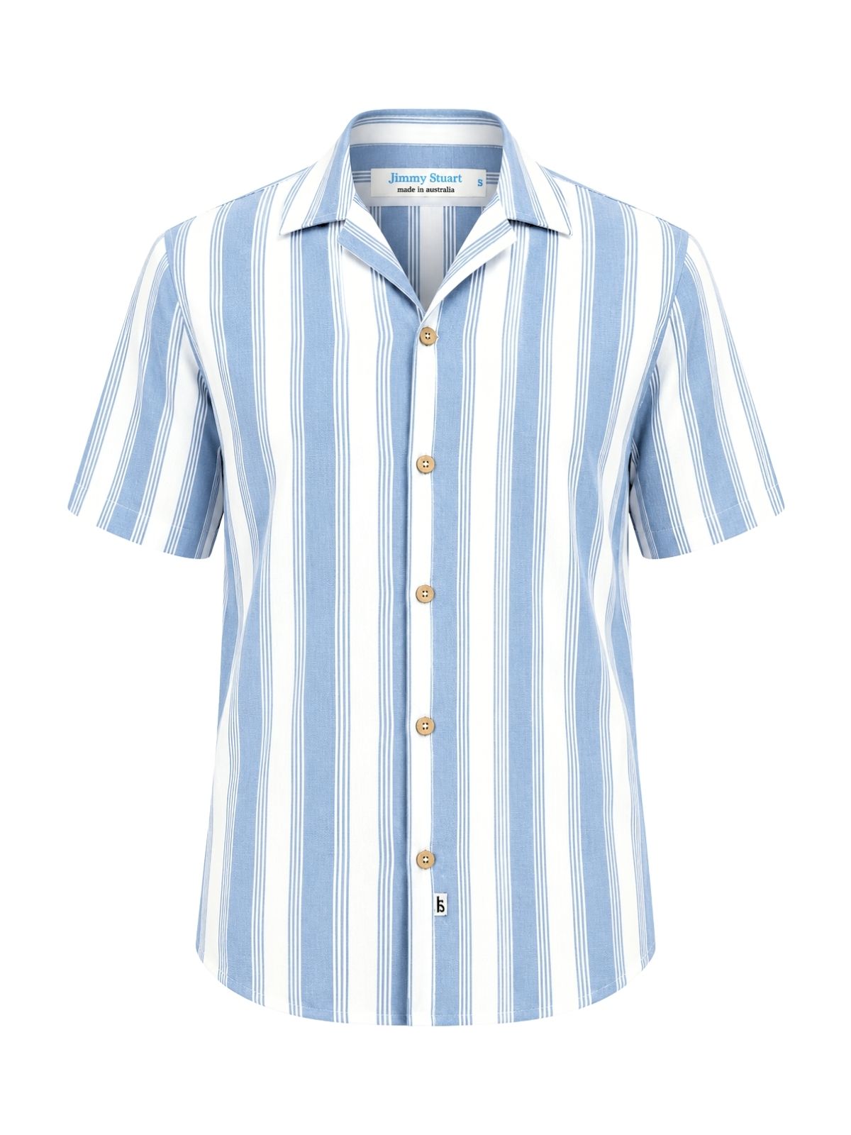 Jake Stripe Rayon S/S Big Mens Shirt
