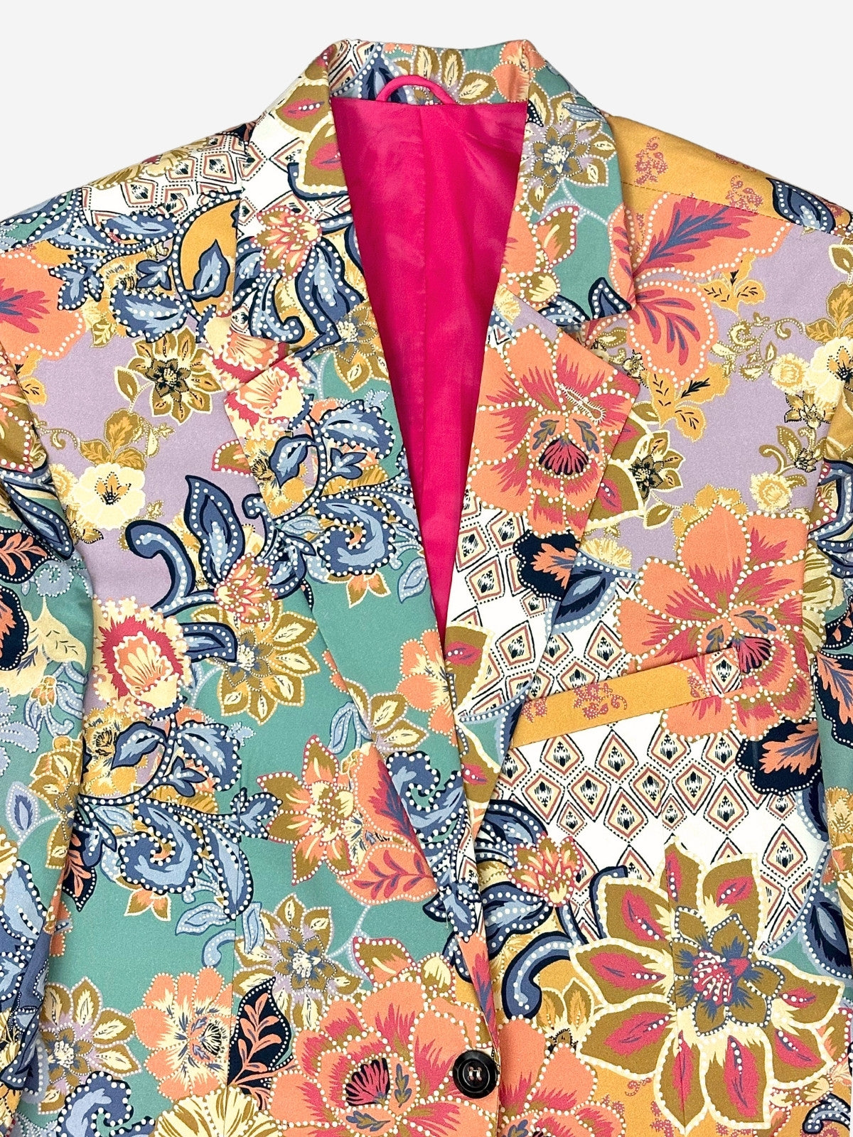 Jaycee Abstract Cotton Jacket - Multi