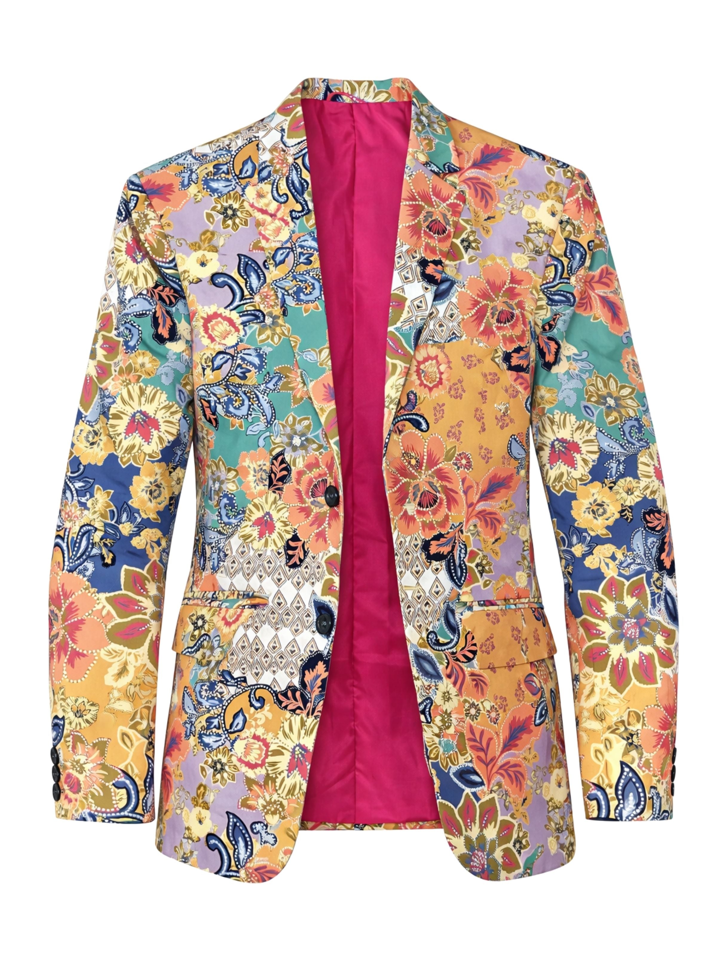 Jaycee Abstract Cotton Jacket - Multi