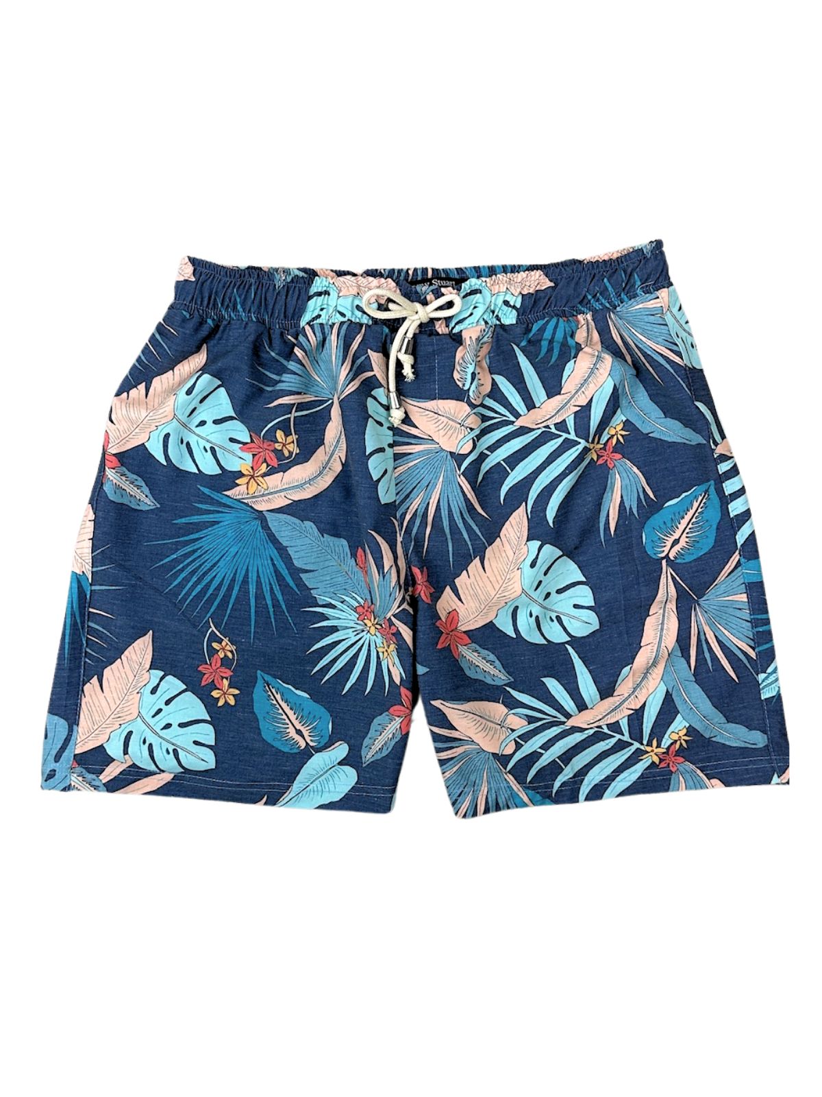 Kanimbla Hawaiian Swim Short - Navy