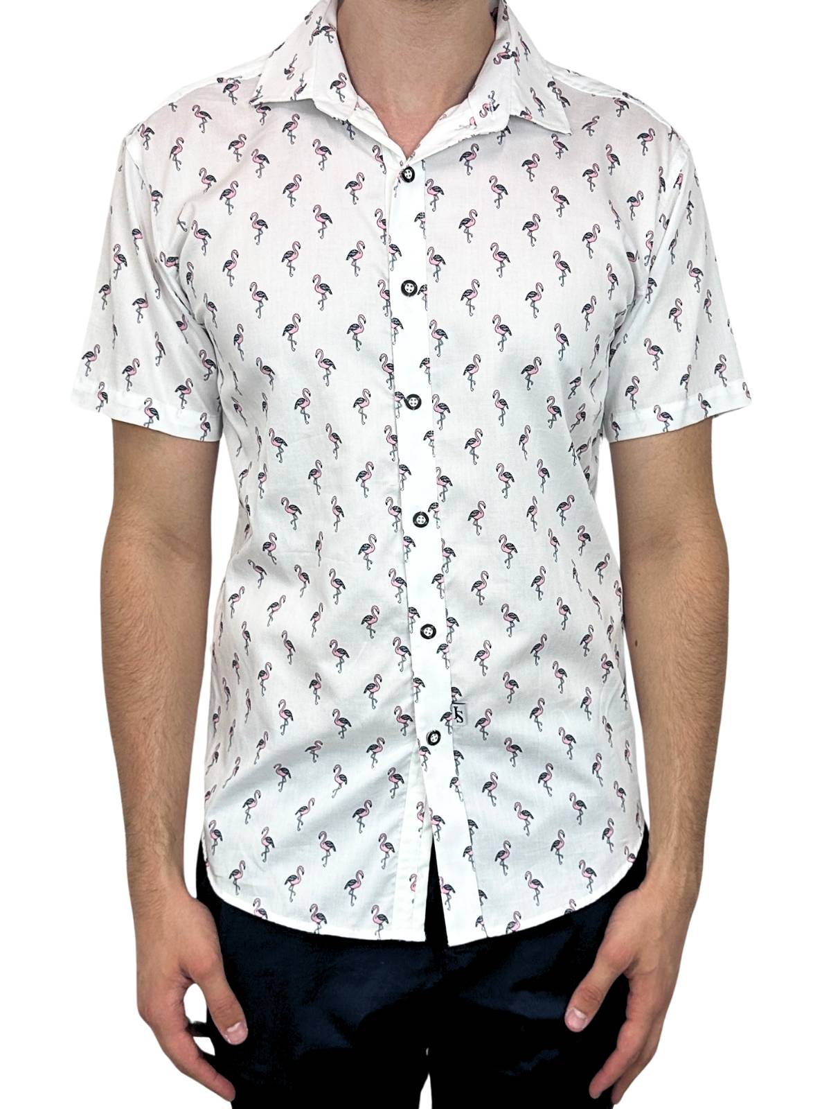 Legs Abstract Cotton S/S Shirt