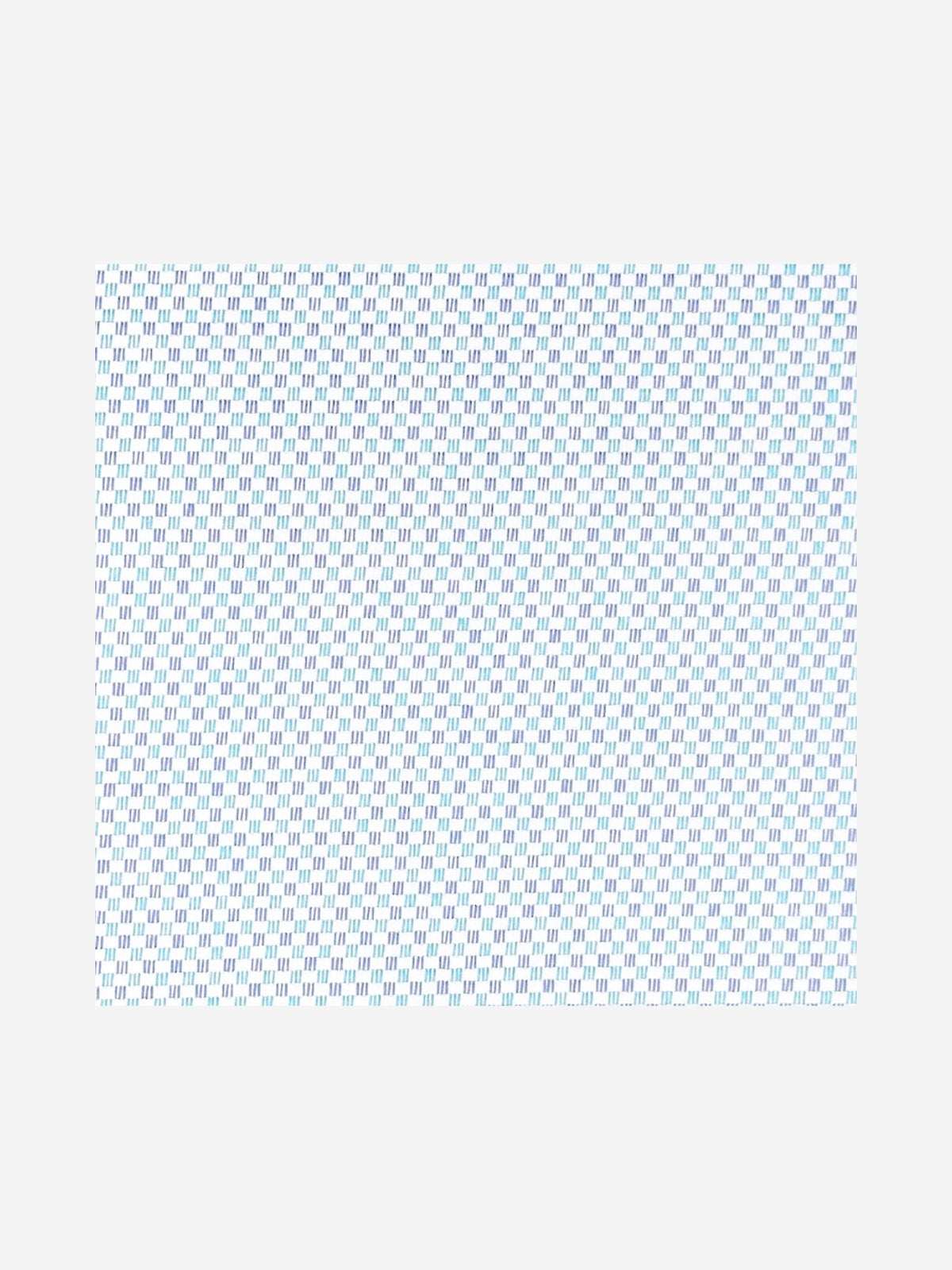 Leonardo Cotton Pocket Square - Blue