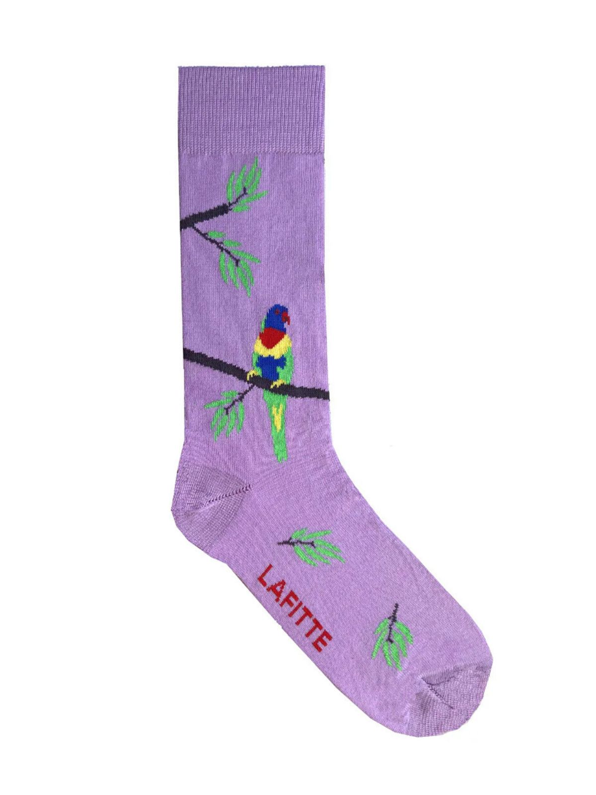 Purple Lorikeet Unisex Socks