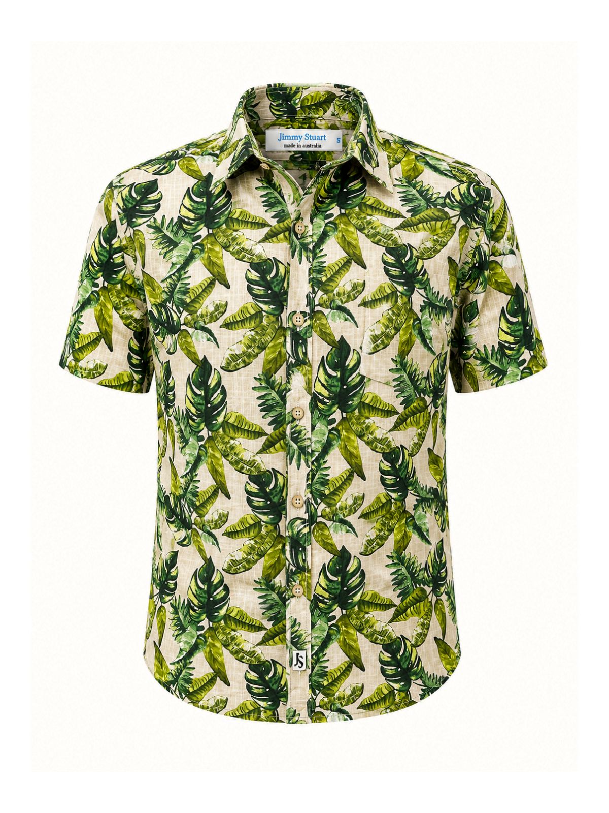 Lush Floral Linen S/S Shirt - Pink/Green