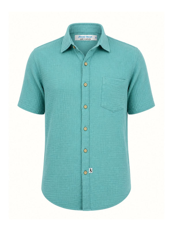 Maldives Aqua Organic Cotton S/S Shirt