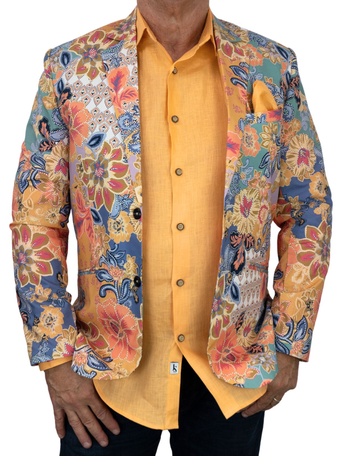 Byron Bay Mandarin Linen L/S Shirt