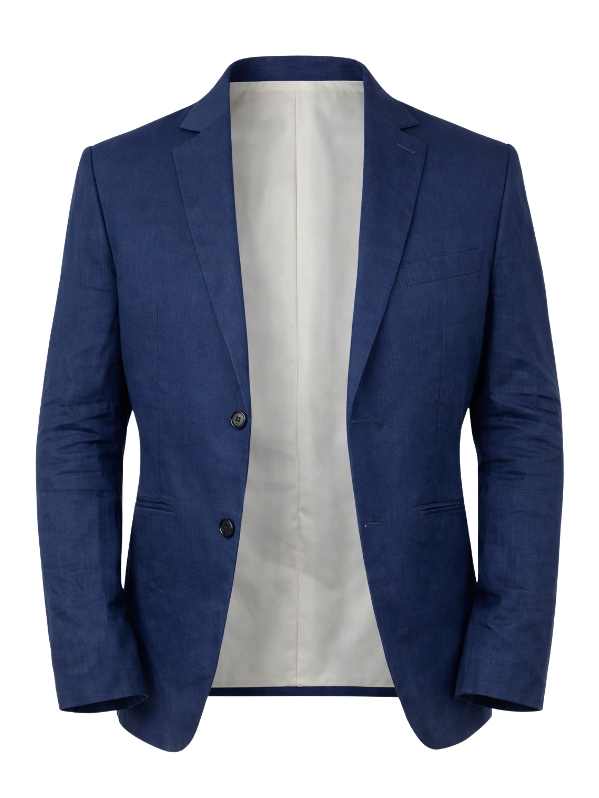 Navy Linen Jacket