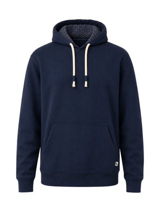 Navy Cotton Hoodie