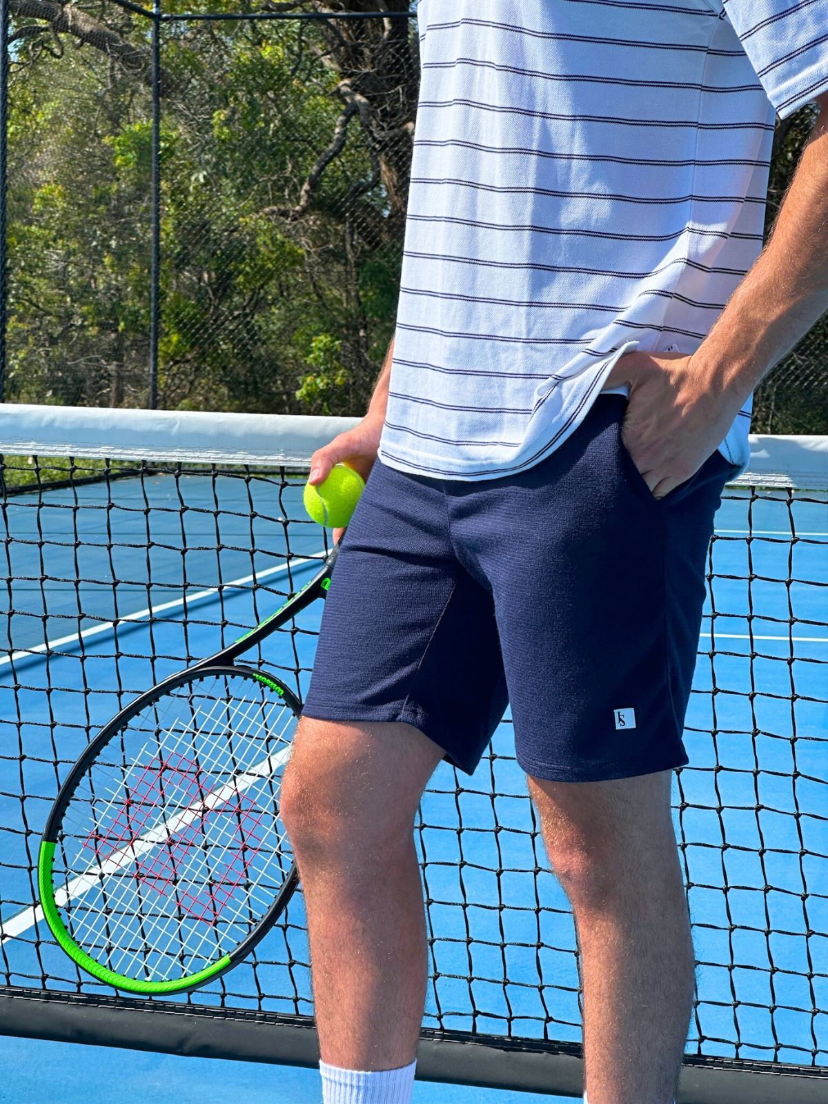 Navy Sport Short