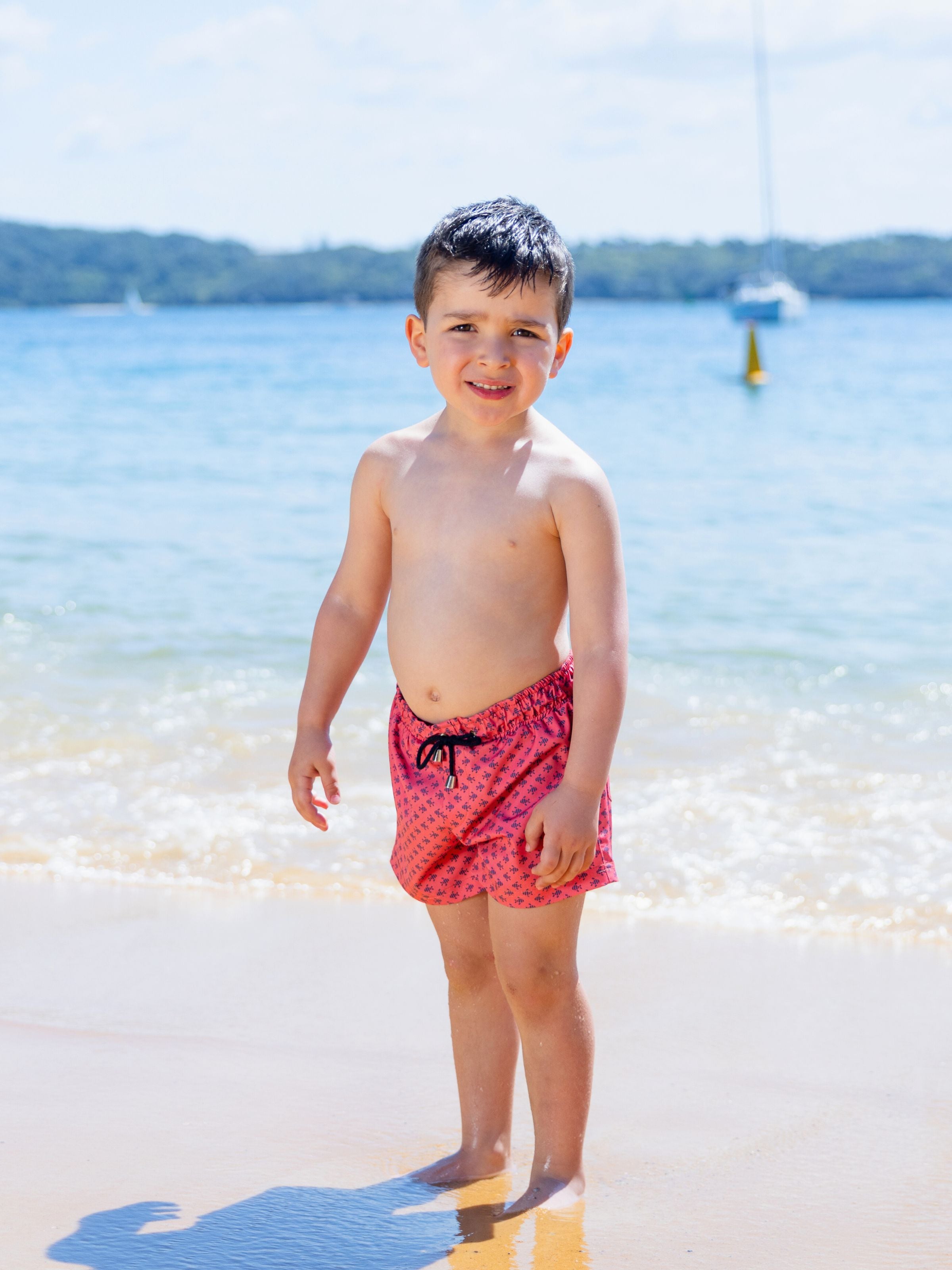 Nemo Boy Kids Swim Short - Red