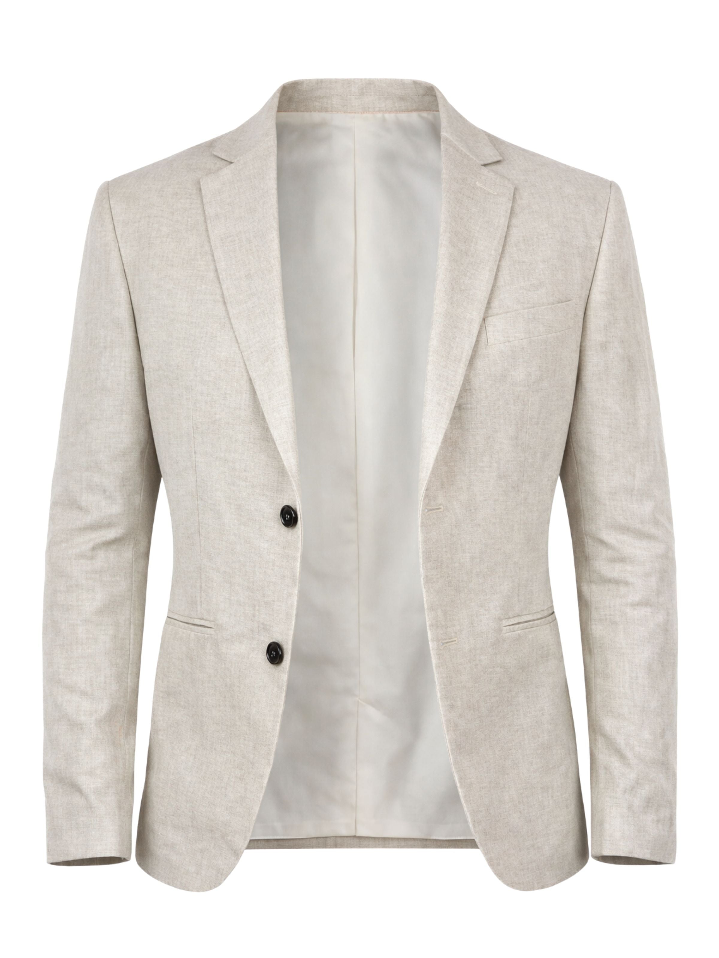 Men's Linen Jacket Australia - Oatmeal Jacket | Jimmy Stuart