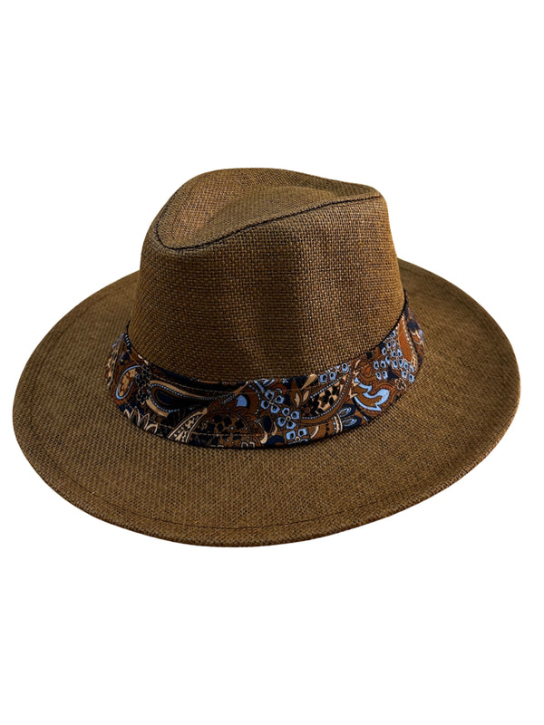 Old World Panama Hat - Brown