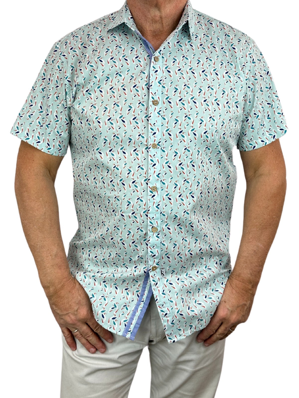 Pelican Cotton S/S Shirt - Green