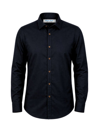 Pepper Cotton L/S Shirt - Black