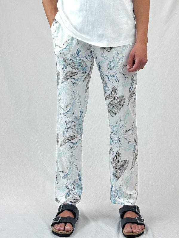 Blue Lagoon Cotton/Rayon Resort Pant - Relaxed Fit