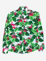 Plumage Floral Cotton L/S Shirt – Green