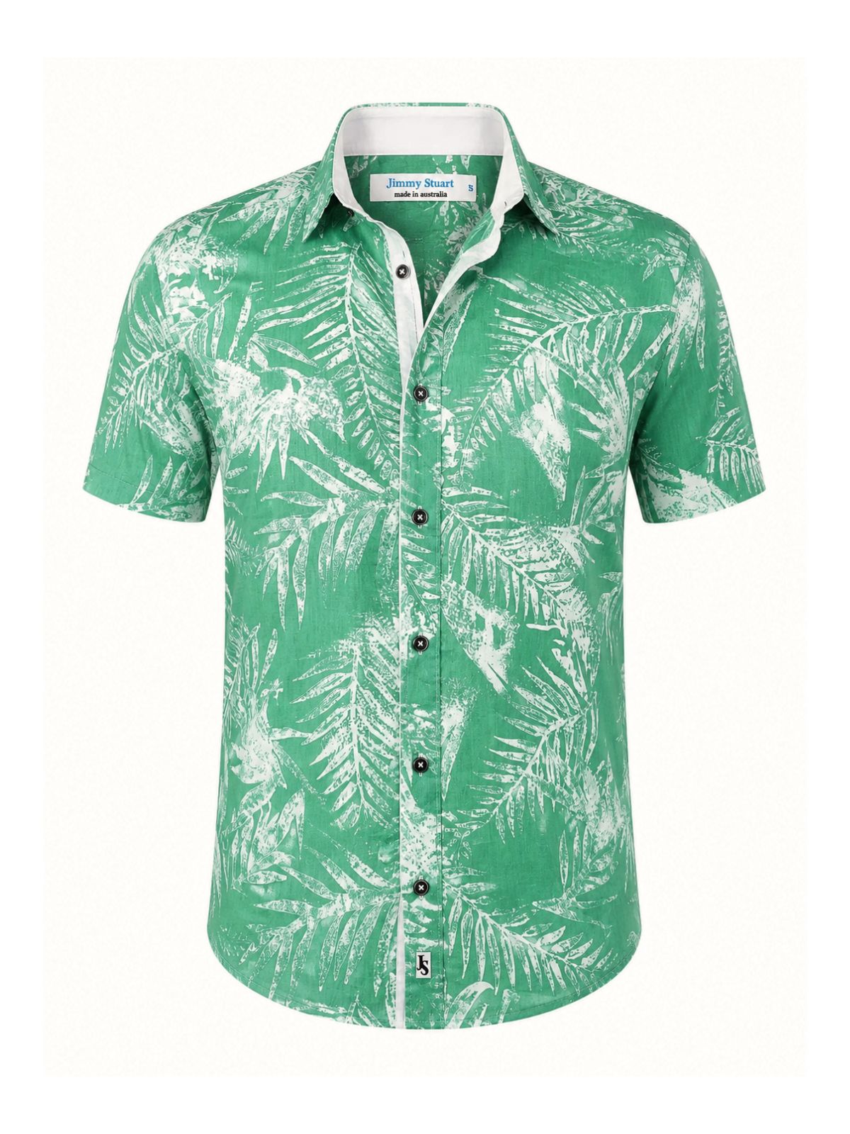 Rainforest Hawaiian Cotton/Rayon S/S Shirt - Green