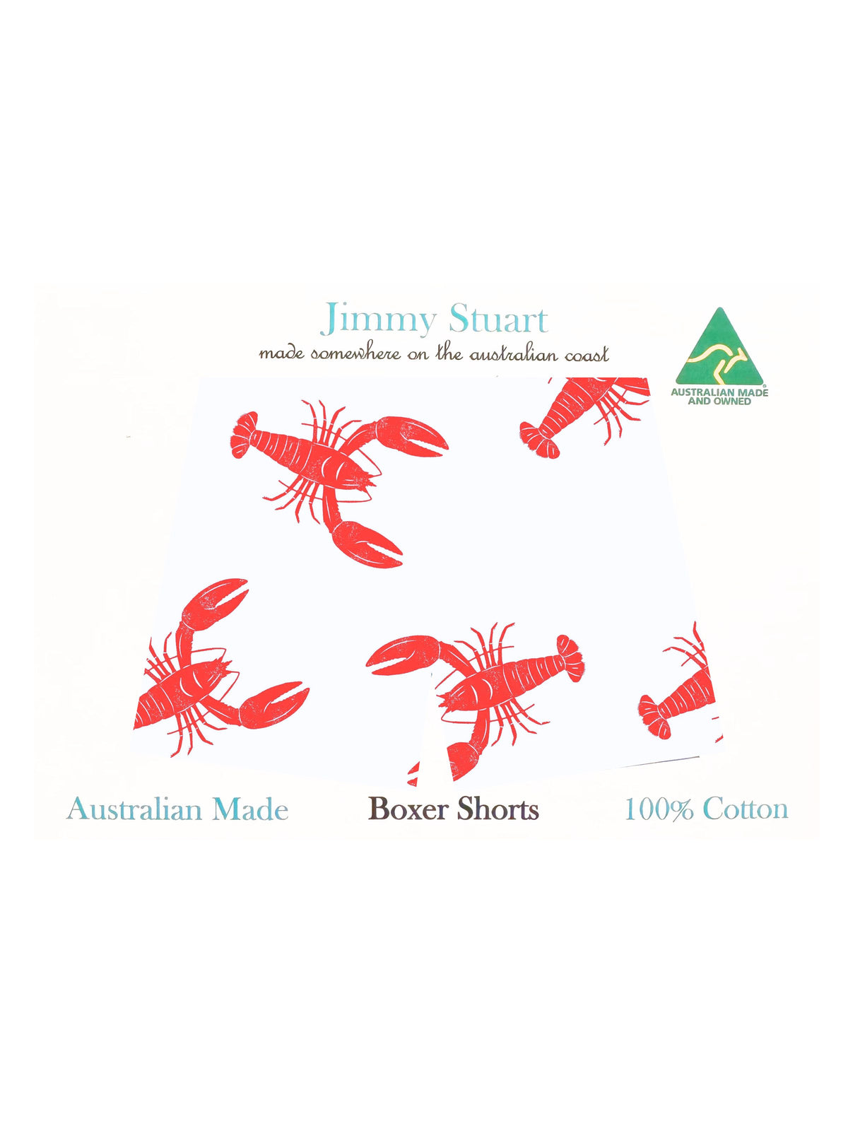 Rock Lobster Boxer Shorts - Red