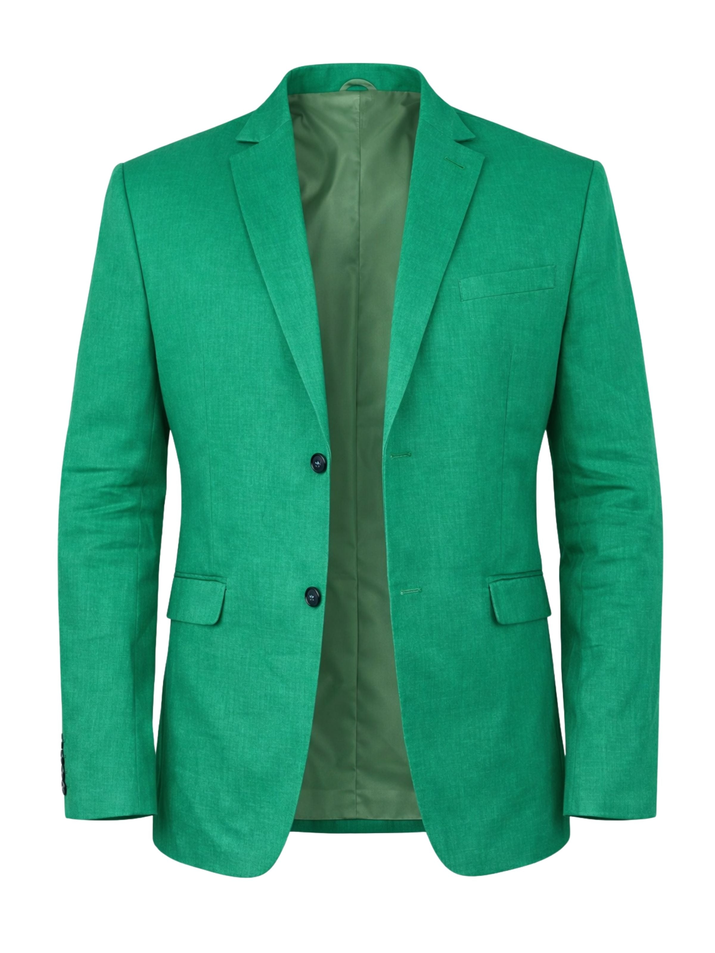 Emerald Linen Jacket