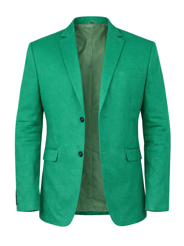 Emerald Linen Jacket