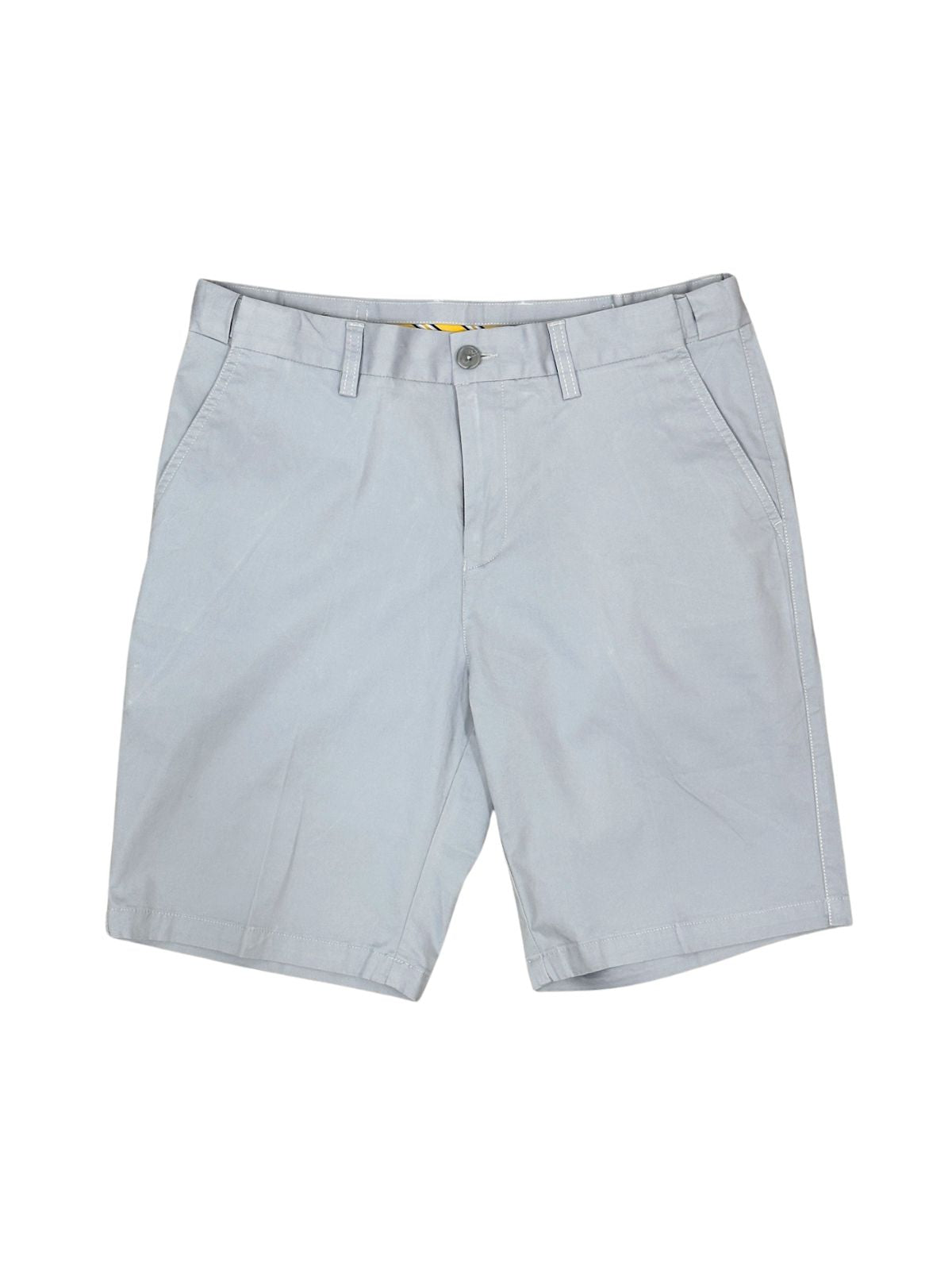 Tailored Chino Adjustable Waist Short - Silver