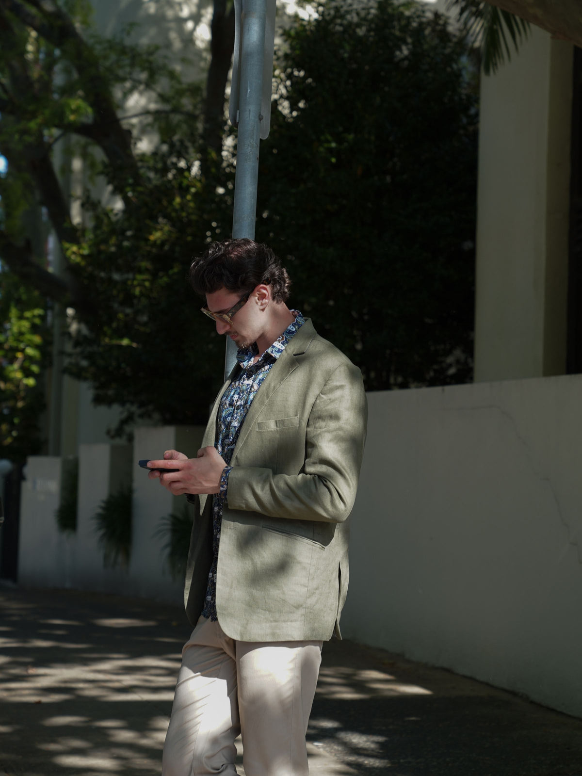 Slate Linen Jacket