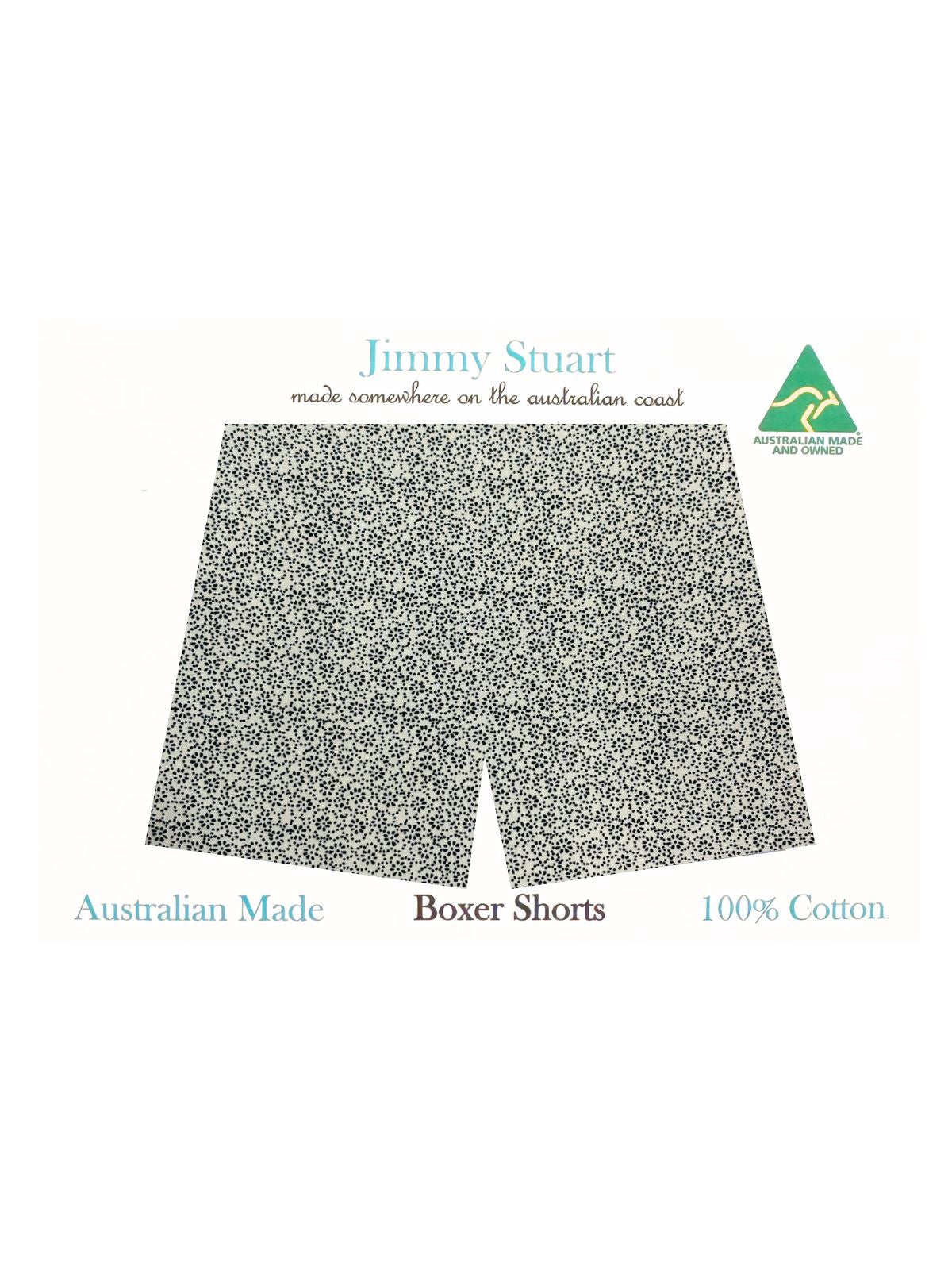 Sleet Liberty Cotton Boxer Short - White