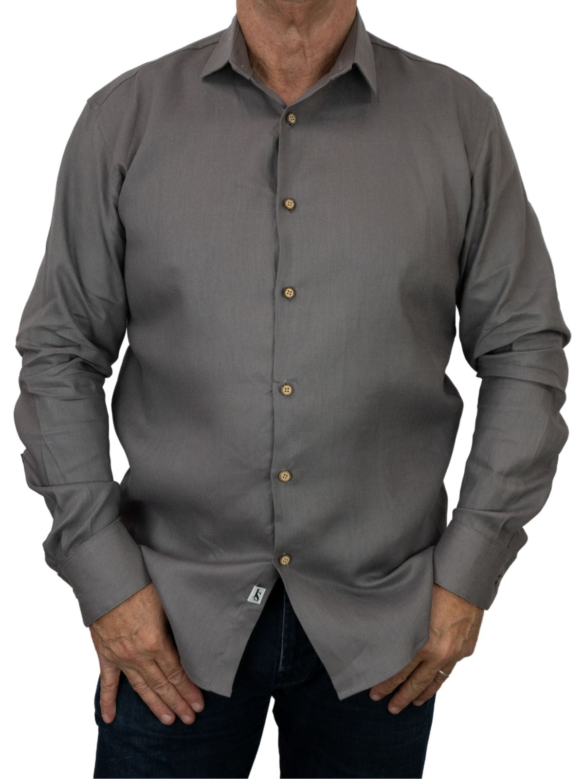 Byron Bay Smoke Linen L/S Shirt