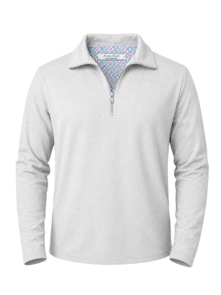 Smoke Norfolk 1/2 Zip Polo