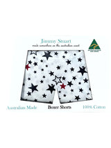 Stellar Geometric Cotton Boxer Short - White/Navy