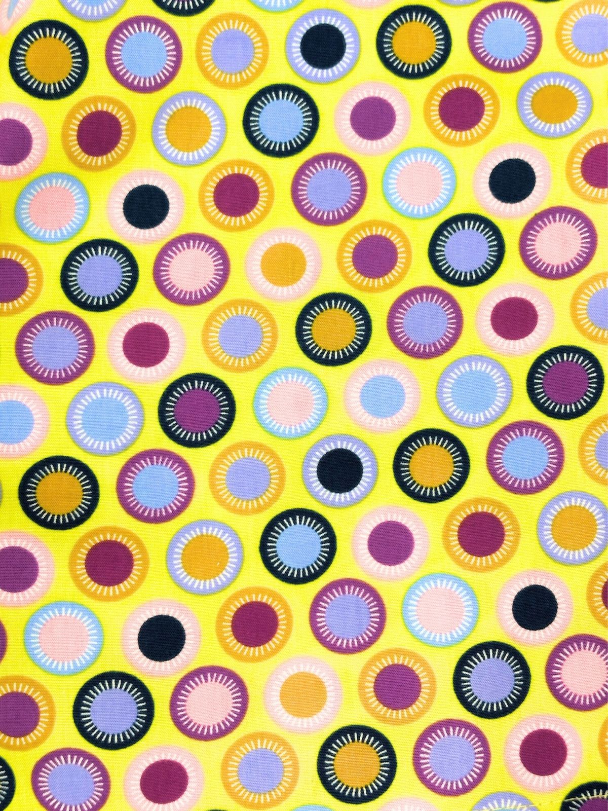 Sunspot Polka Dot Cotton Jacket - Yellow