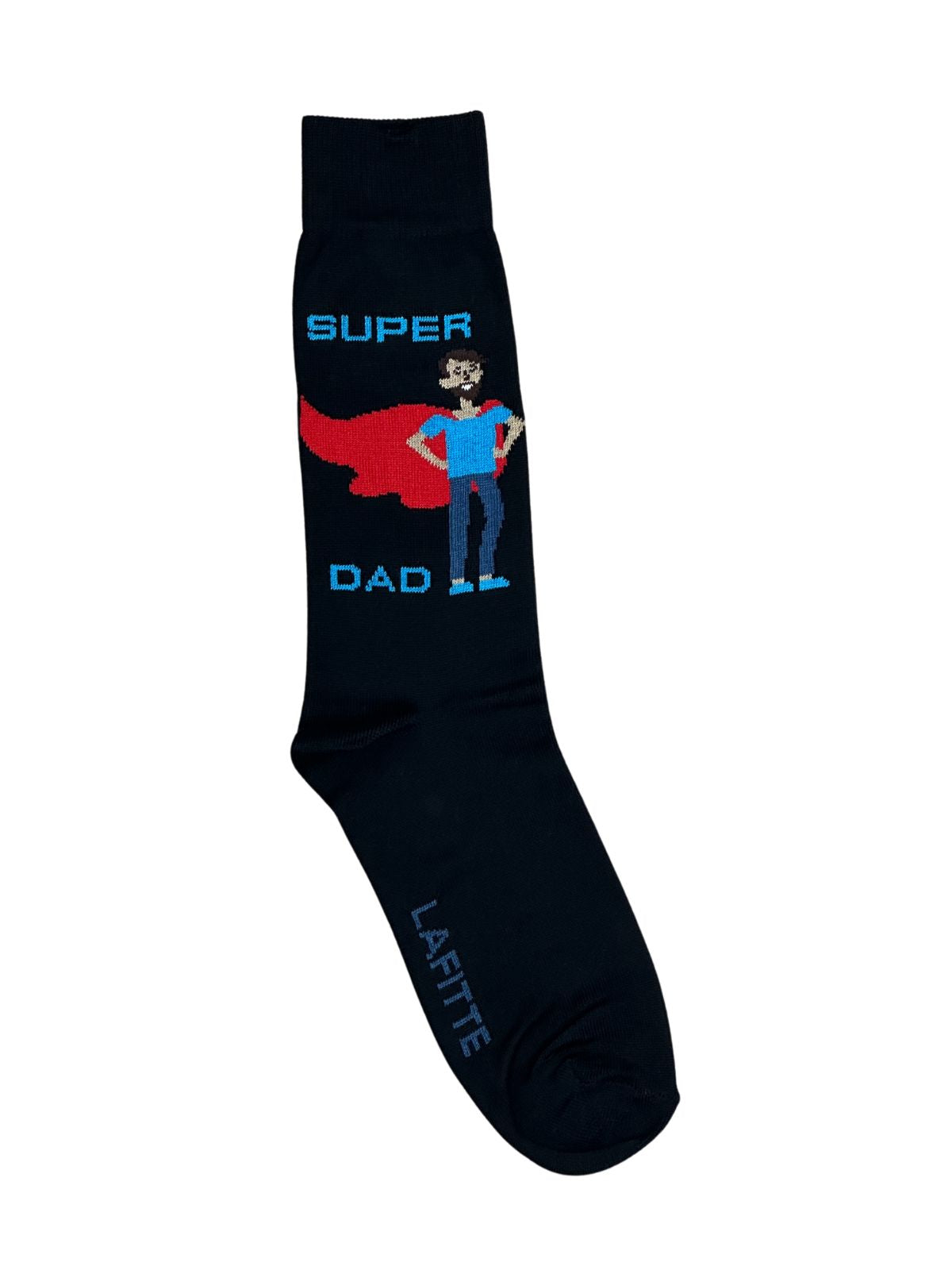 Black Super Dad Unisex Socks