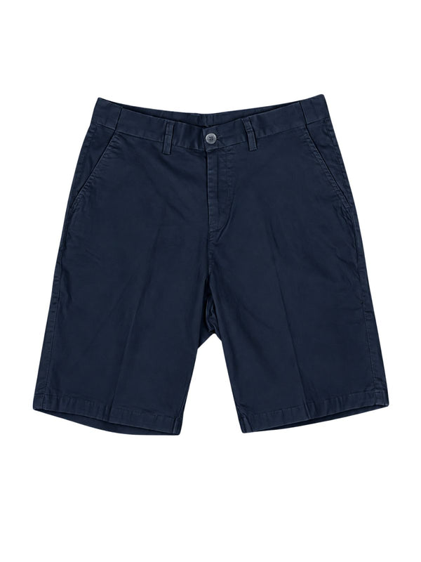 Tailored Chino Adjustable Waist Short - Navy