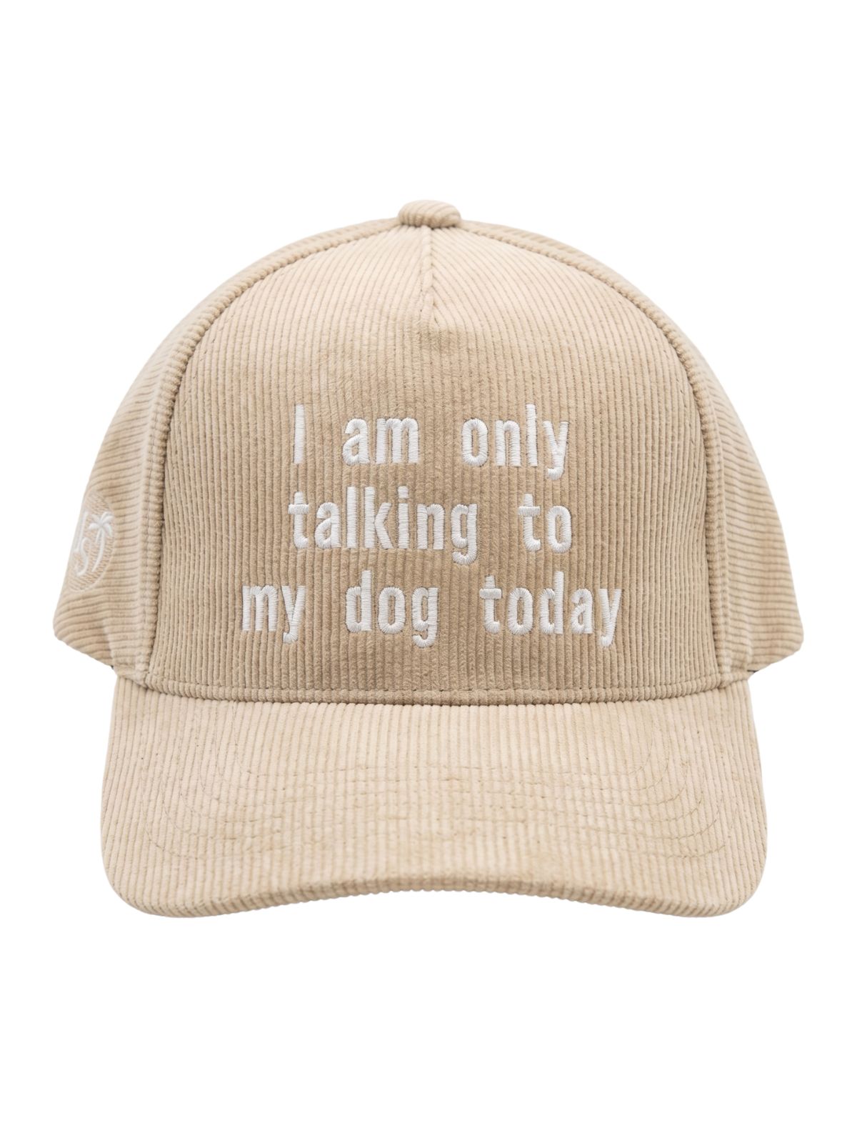 Talking Dogs Cord Cap - Embroidered