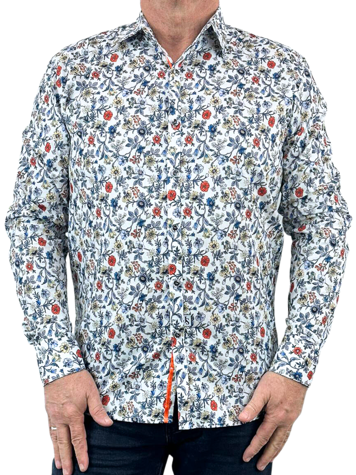 Tangle Floral Cotton L/S Shirt – Multi