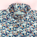 Thrive Floral Cotton L/S Big Mens Shirt - Pink/Navy