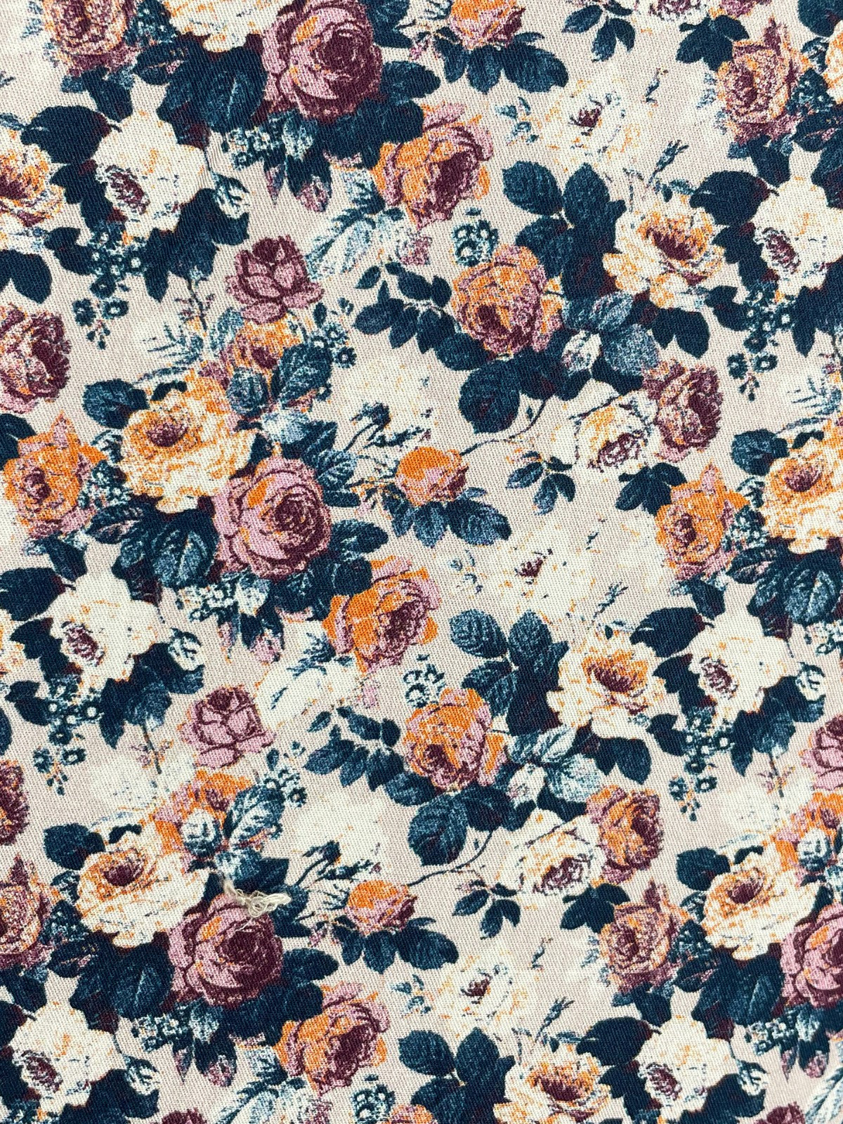 Thrive Floral Cotton S/S Shirt - Pink