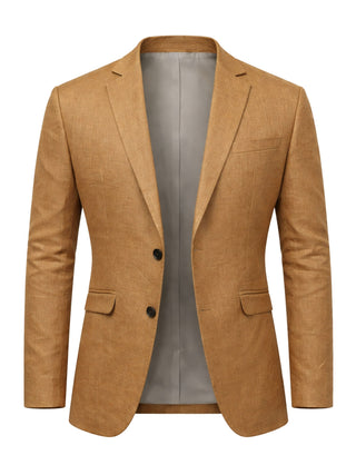 Tobacco Linen Jacket