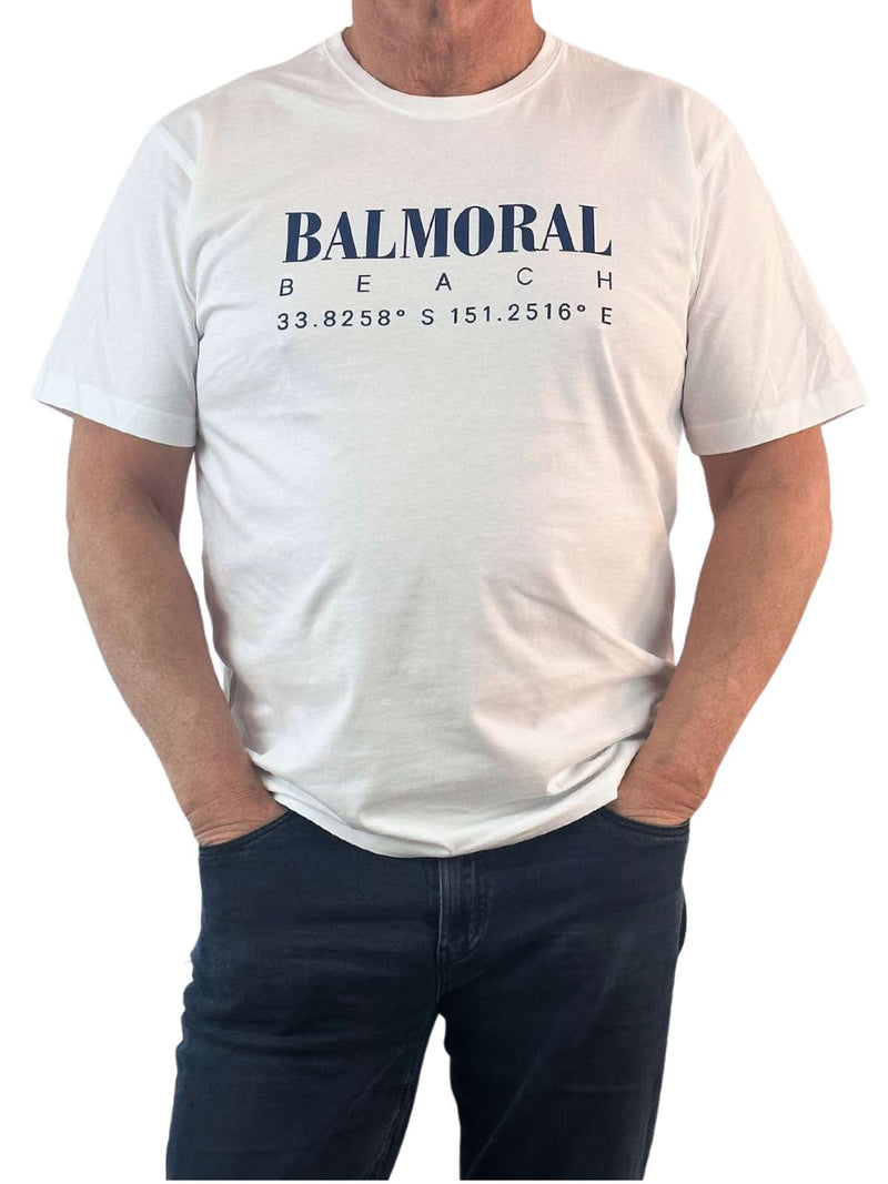 Balmoral White Printed T-Shirt