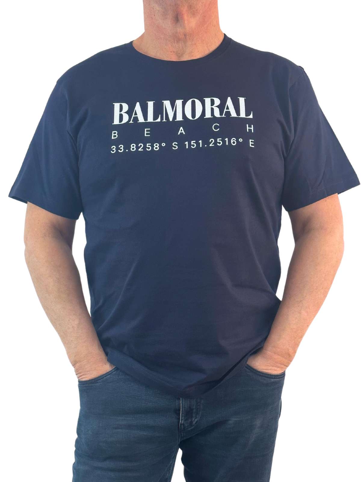 Balmoral Navy Printed T-Shirt