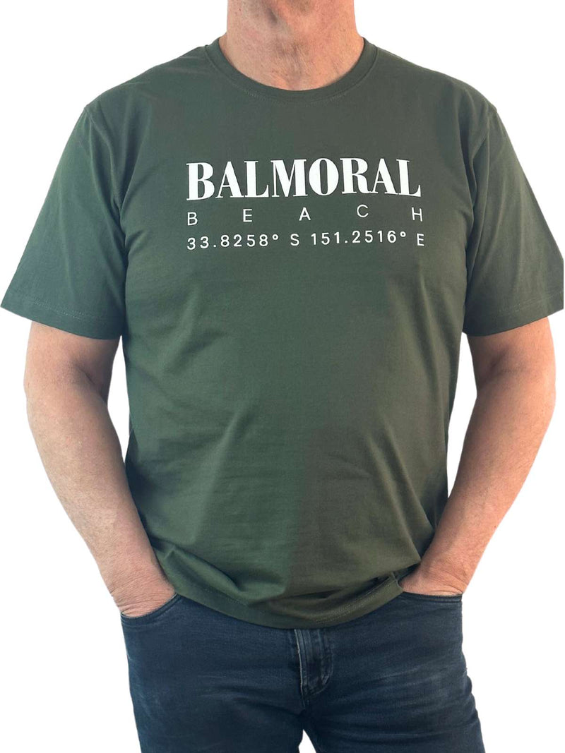 Balmoral Khaki Printed T-Shirt