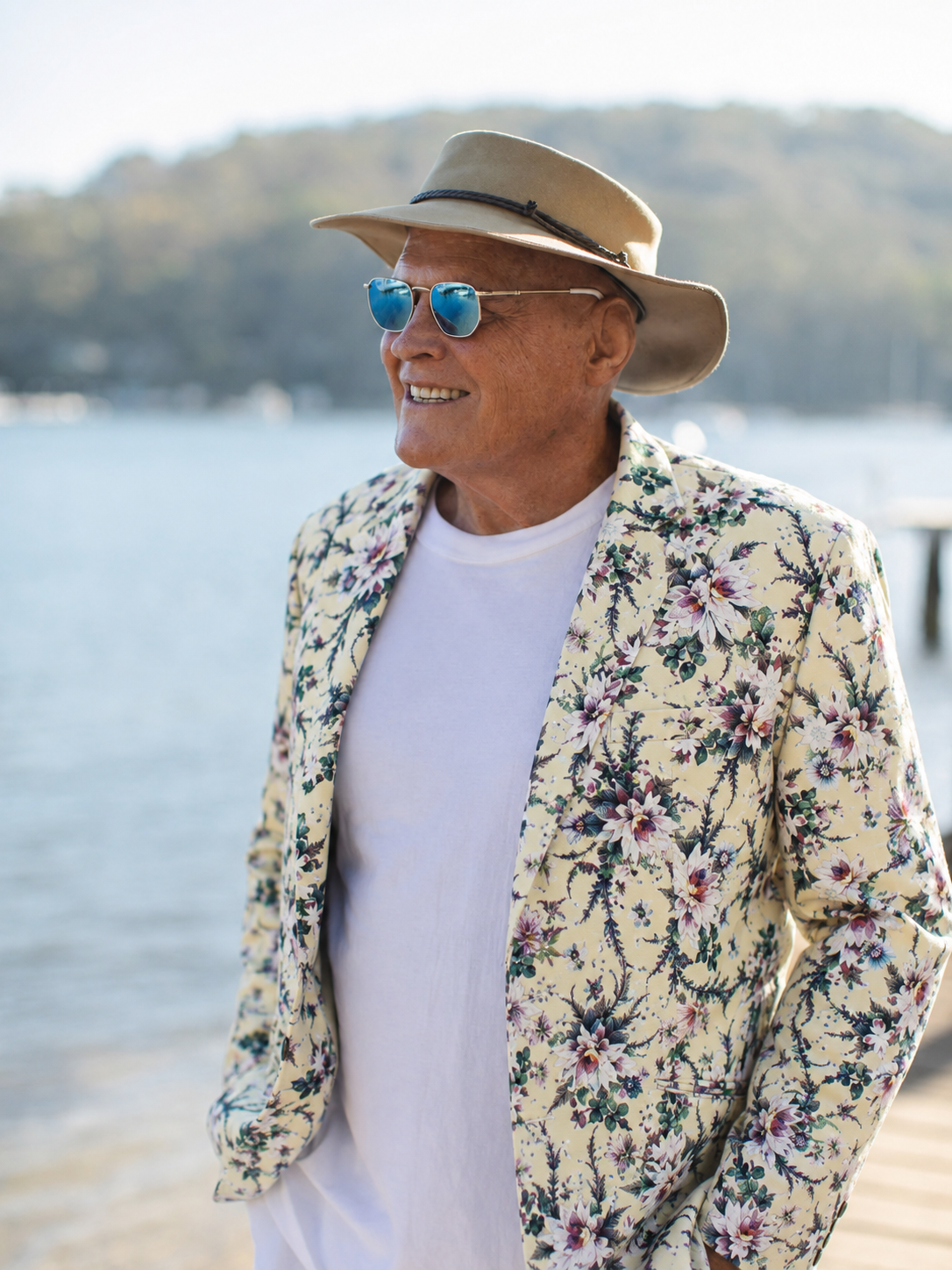 Vanilla Floral Linen/Cotton Jacket - Cream