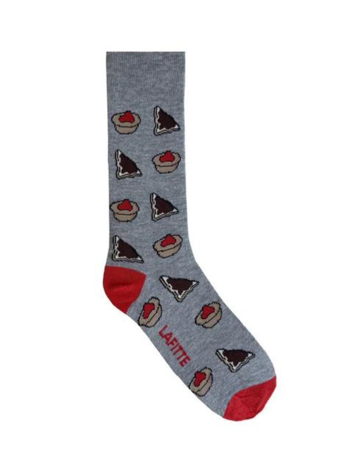 Grey Vegemite and Meat Pie Socks