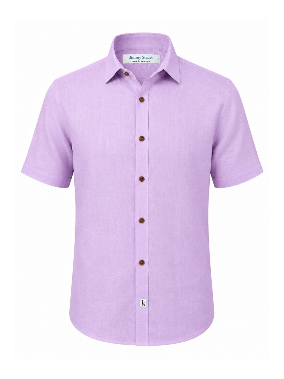 Byron Bay Violet Linen S/S Shirt