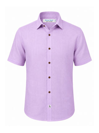 Byron Bay Violet Linen S/S Shirt