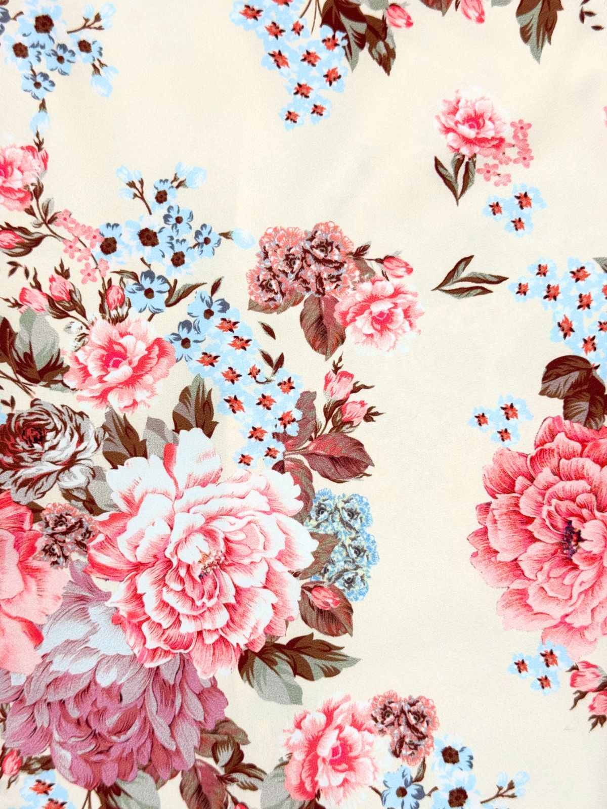 Wallflower Floral S/S Shirt - Cream