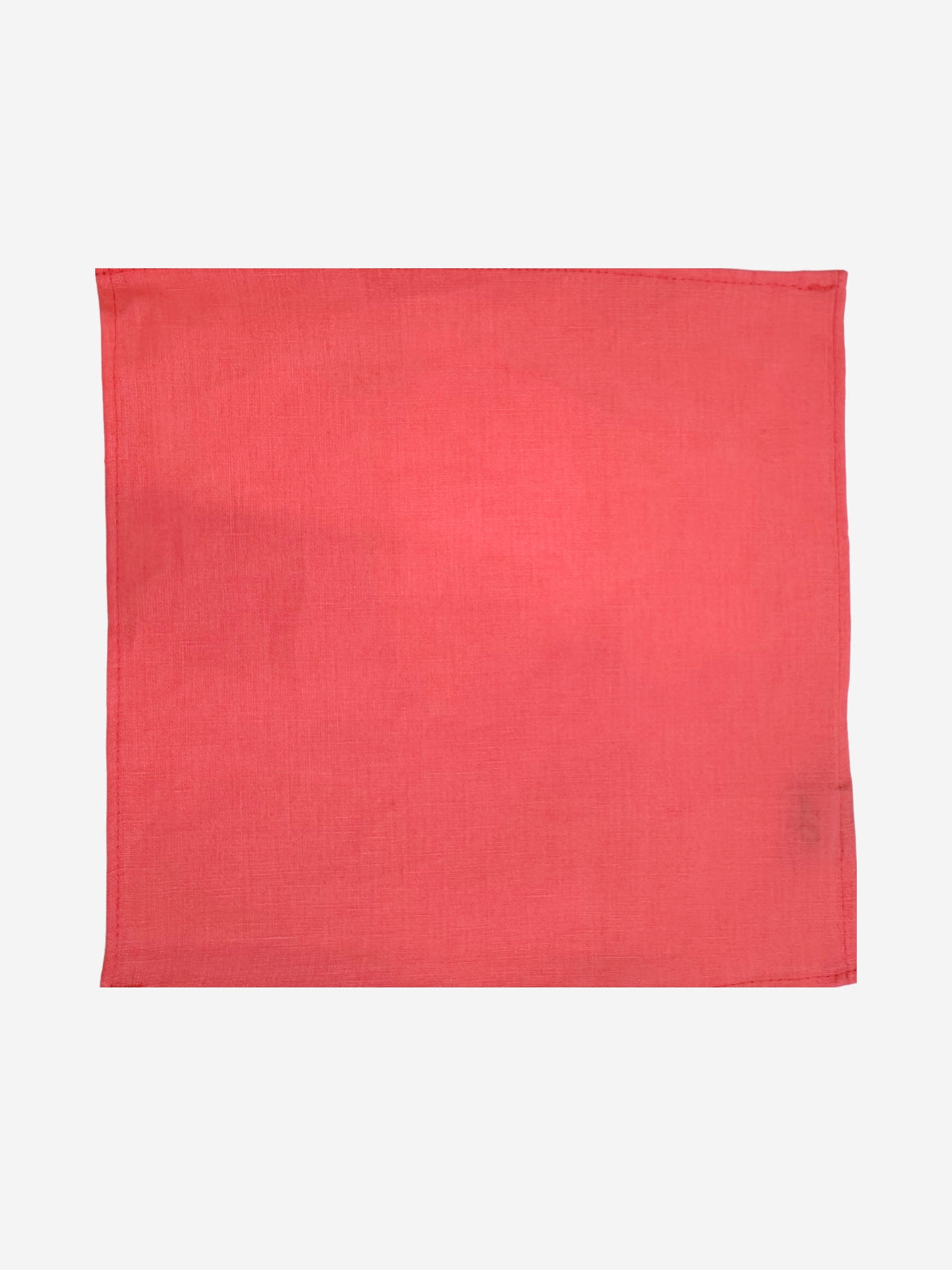 Watermelon Linen Pocket Square - Pink