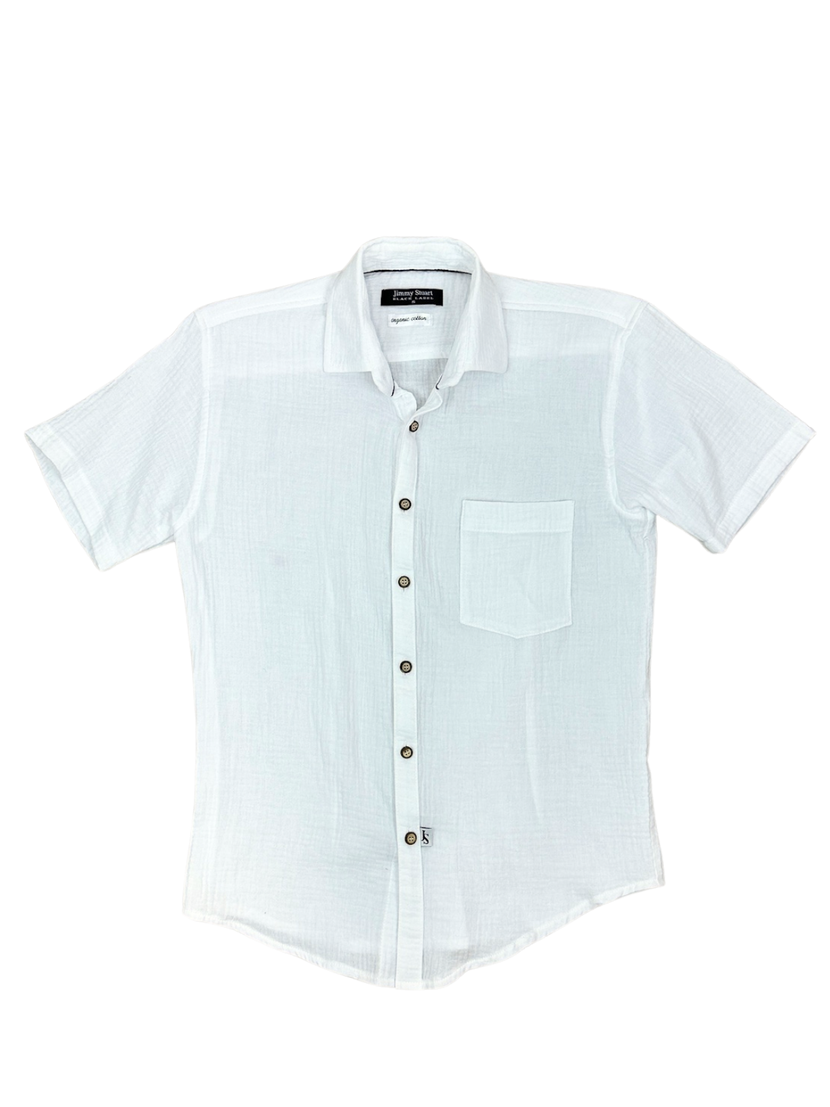 Maldives White Organic Cotton S/S Shirt