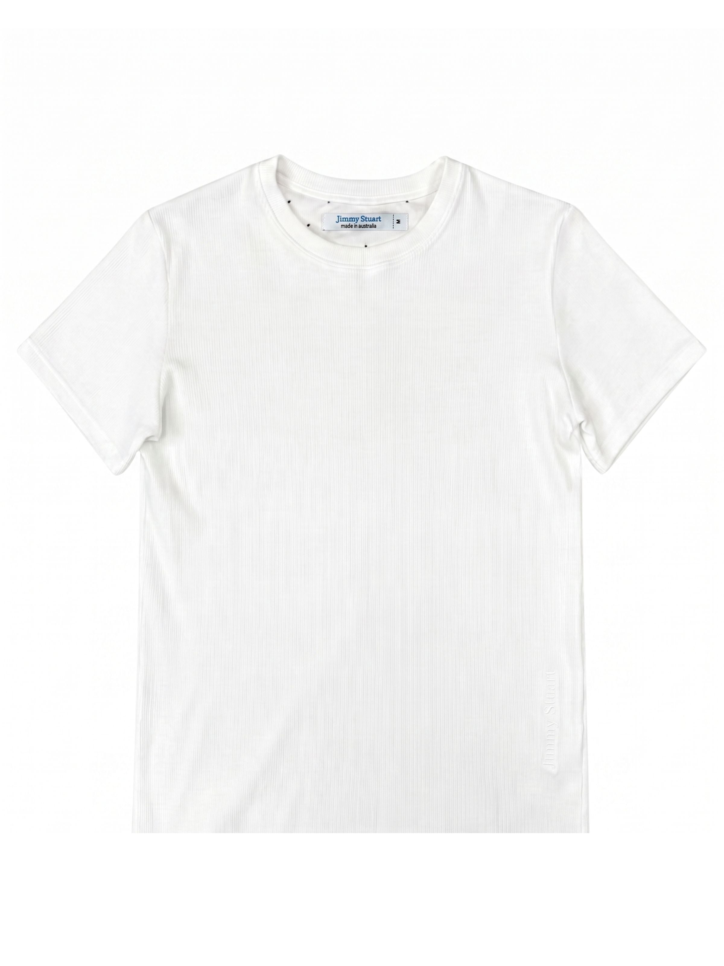 White Waffle S/S Tee